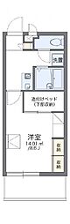レオパレス新都心マティダ 1Kの間取図画像