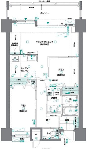 間取り：347000078729