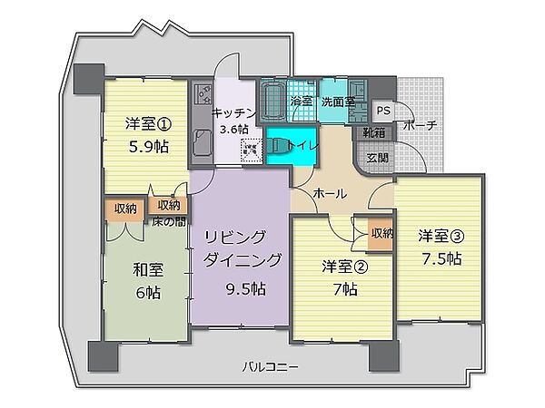 間取り：347000086495