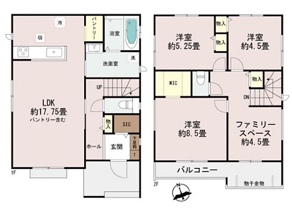 間取りを拡大表示
