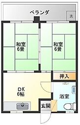 間取図画像 2DK