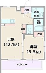 Ｓｕｎ　Ｄｒｅａｍ（サンドリーム） 202 2階1LDKの間取り