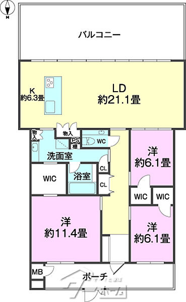 間取り：347000061795