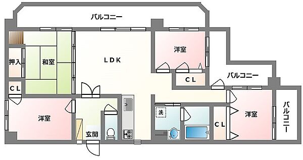 間取り：347000084442