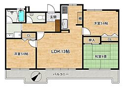 間取図画像 3LDK