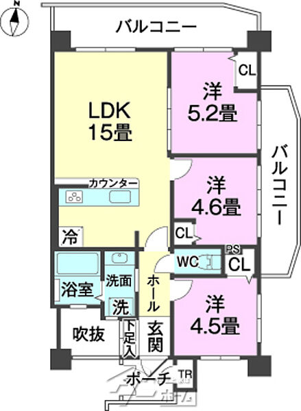 間取り：347000075165