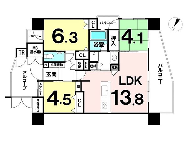 間取り：347000085297