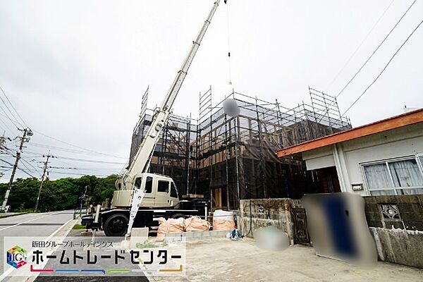 現在建築中♪（26.4月撮影）ホームトレードセンターまでお気軽にお問合せください♪