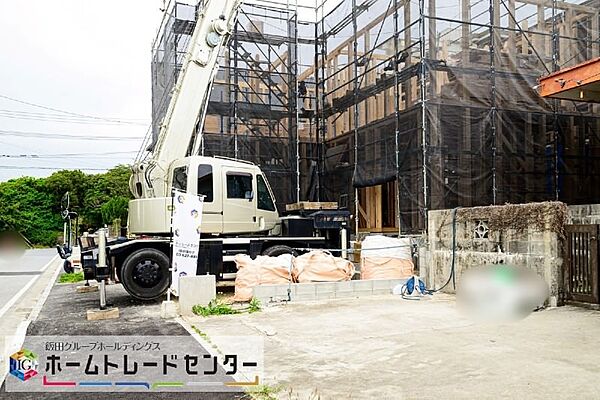 現在建築中♪（26.4月撮影）ホームトレードセンターまでお気軽にお問合せください♪