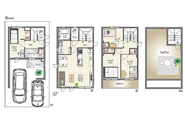 間取り：347000070869