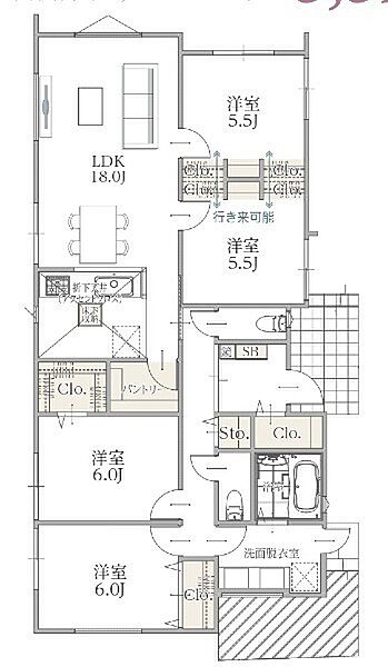 間取り：347000076643