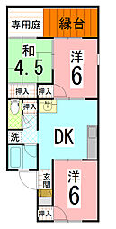 間取図画像 3DK