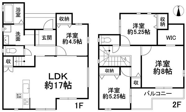 間取りを拡大表示