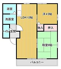 物件の間取り