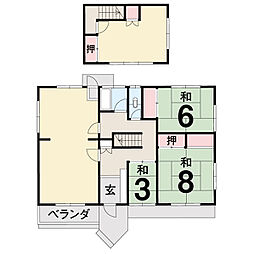 伊予郡砥部町大南 一戸建 大南 昭和51年築 中古住宅