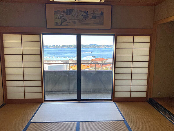 和室からの眺望
