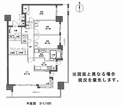 クレアガーデン東雲テラス 3LDKの間取図画像