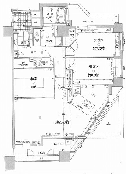 間取りを拡大表示