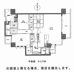 クレアホームズグラン岩崎ザ・レジデンス 3LDKの間取図画像