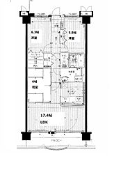 サントノーレ内宮 3LDKの間取図画像
