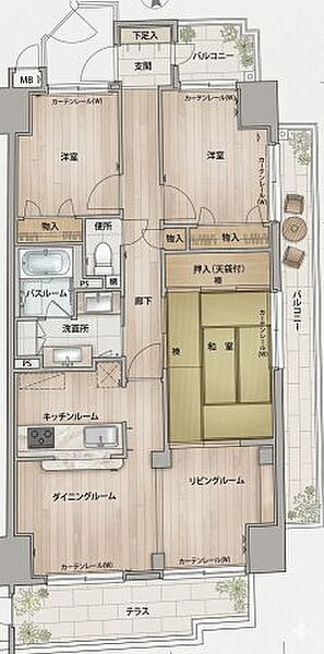 間取り：338000056308