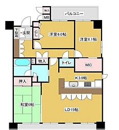 間取図画像 3LDK