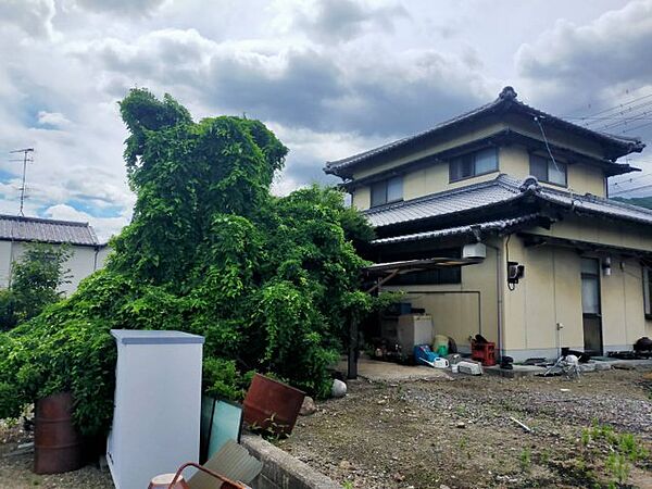裏側からの外観