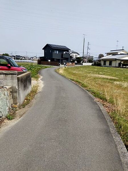 現地写真（西側　道路）