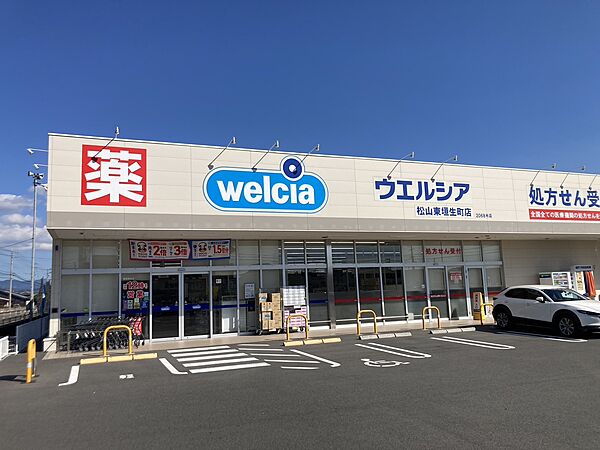 ウェルシア松山東垣生店　800ｍ（徒歩10分）