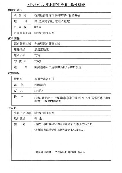 物件概要
