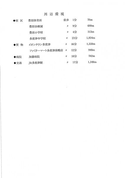 周辺環境