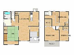高松市飯田町 一戸建 美邸4LDK・P5台 4LDKの間取り