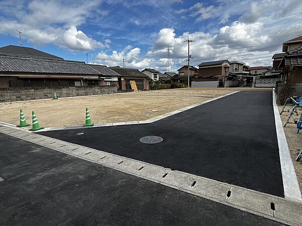 分譲地入り口