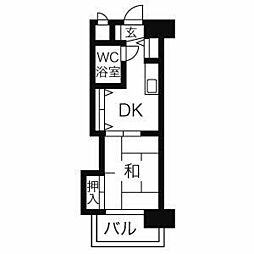 間取図画像 1DK