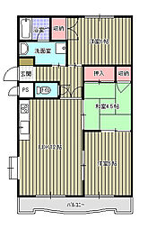 アーバン・コート 3LDKの間取図画像