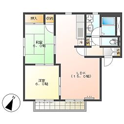 高知市西秦泉寺　2LDK　2F（イオンモール高知車で約6分） 2階