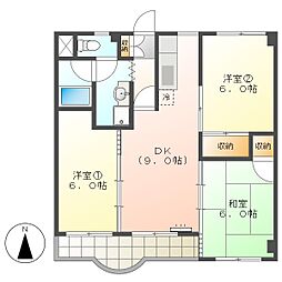 高知市城山町 3DK 4F(初期費用減額CP) 4階