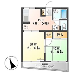 高知市宮前町　2DK　1F（角部屋・南向・電停徒歩約6分） 1階