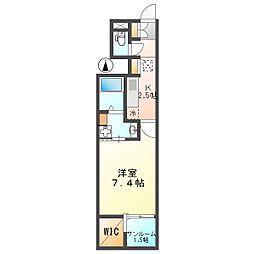 高知市鴨部2 1K 1F 1階