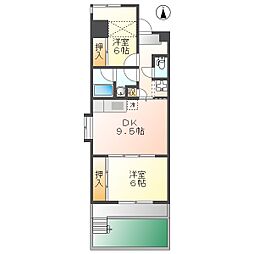 高知市城山町 2DK 1F(ペット・初期費用減額CP) 1階