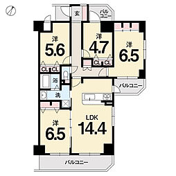 間取図画像 4LDK
