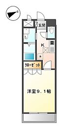 フォレスト・MC 1Kの間取図画像