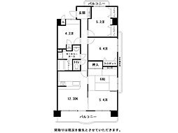 サントノーレ介良 5LDKの間取り