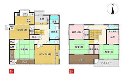 高知市瀬戸東町 一戸建 5DKの間取り