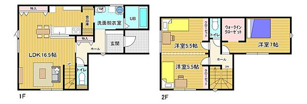 間取りを拡大表示