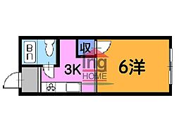 間取図画像 1K