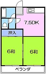 間取図画像 2DK