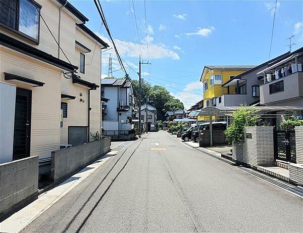 南側　前面道路：東から撮影