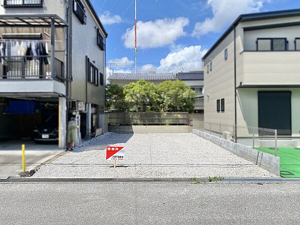 現地　南向です。