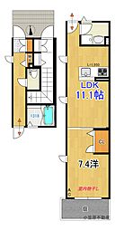 「シャーメゾン プルミエ」 1階1LDKの間取り
